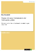 Cover-Bild zum Titel 'Nudges als neues Instrument in der Verbraucherpolitik' von 'Kira Knechtel'