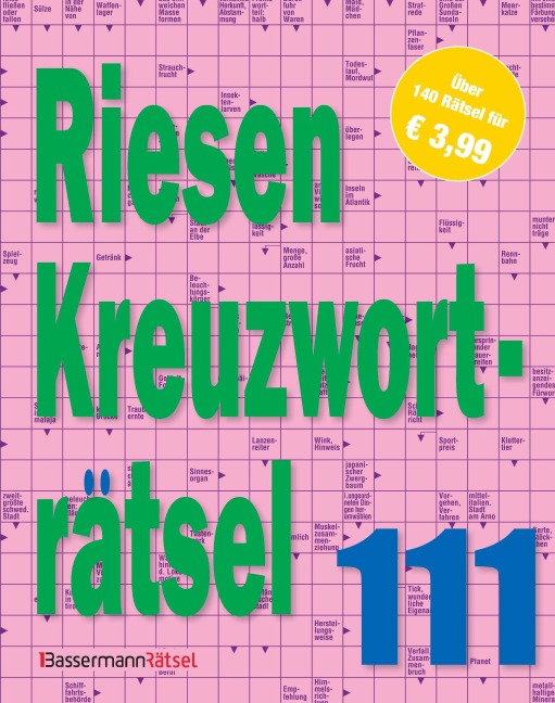 Riesen-Kreuzworträtsel 111 - Eberhard Krüger