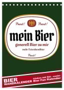 BIER Wandkalender -Trinken mit Stil (Tischkalender 2026 DIN A5 hoch), CALVENDO Monatskalender - Steckandose Dmr