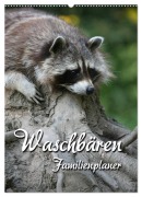 Cover-Bild zum Titel 'Waschbären Familienplaner (Wandkalender 2027 DIN A2 hoch), CALVENDO Monatskalender' von 'Martina Berg'