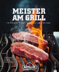 Cover-Bild zum Titel 'Meister am Grill' von 'Rudolf Jaeger, Andreas Rummel, Adi Matzek, Ted Reader'