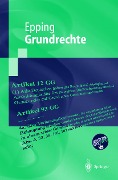 Cover-Bild zum Titel 'Grundrechte' von 'Volker Epping'