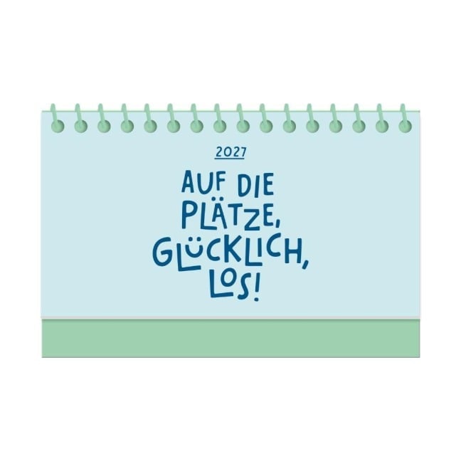 Mini-Kalender Colour Up 2027 Auf die Plätze, glücklich, los! - 