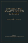 Cover-Bild zum Titel 'Elemente der Zweiten Nebengruppe' von 'Remigius Fresenius, Herbert Funk, Gerhart Jander'