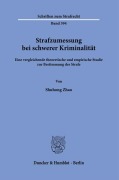 Strafzumessung bei schwerer Kriminalität - Shuhong Zhao
