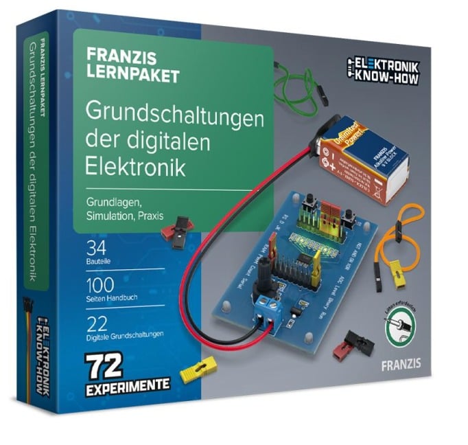FRANZIS 67204 - FRANZIS Lernpaket: Grundschaltungen der digitalen Elektronik - Burkhard Kainka