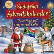 Cover-Bild zum Titel 'Südafrika-Adventskalender: Quiz-Buch mit Fragen und Rätsel' von 'Schlauvento Interactive'