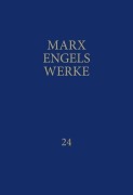 Cover-Bild zum Titel 'MEW / Marx-Engels-Werke Band 24' von 'Karl Marx, Friedrich Engels'