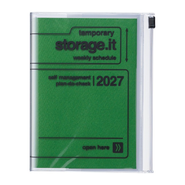 MARK'S 2026/27 Diary A6 Storage.it  // Green - 