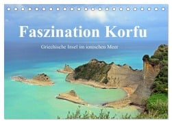 Cover-Bild zum Titel 'Faszination Korfu (Tischkalender 2026 DIN A5 quer), CALVENDO Monatskalender' von 'Sarnade Sarnade'