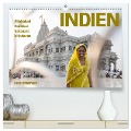 INDIEN Allahabad Haridwar Varanasi Vrindavan (hochwertiger Premium Wandkalender 2024 DIN A2 quer), Kunstdruck in Hochglanz - 