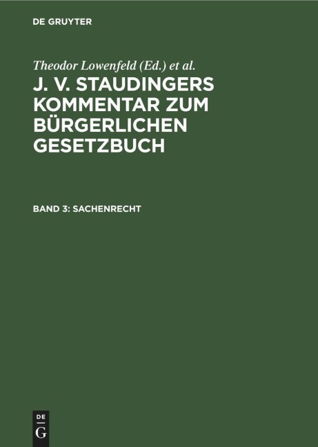 Sachenrecht - 