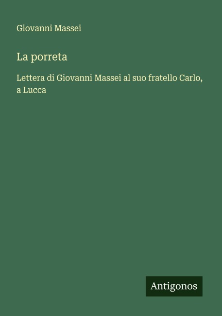 La porreta - Giovanni Massei
