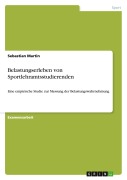 Cover-Bild zum Titel 'Belastungserleben von Sportlehramtsstudierenden' von 'Sebastian Martin'
