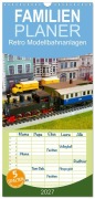 Cover-Bild zum Titel 'Familienplaner 2027 - Retro Modellbahnanlagen mit 5 Spalten (Wandkalender, 21 x 45 cm) CALVENDO' von 'Kph der Wäldenbronner'