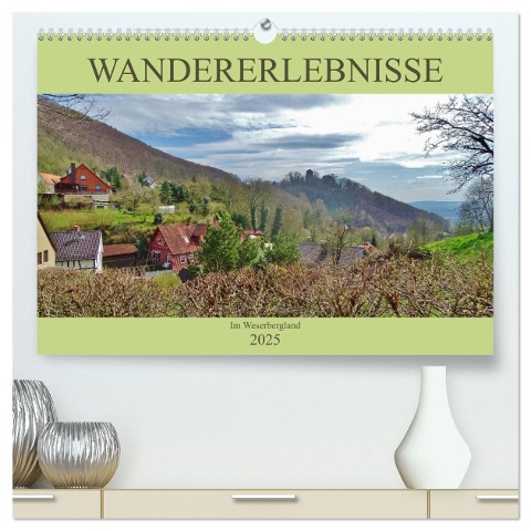 Wandererlebnisse im Weserbergland (hochwertiger Premium Wandkalender 2025 DIN A2 quer), Kunstdruck in Hochglanz - Andrea Janke