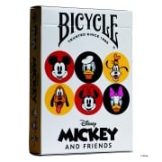 Cover-Bild zum Titel 'Bicycle® Disney Mickey & Friends (Designer Spielkarten, Poker, Skat...)' von ''