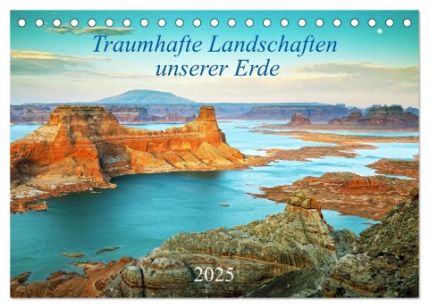 Traumhafte Landschaften unserer Erde (Tischkalender 2025 DIN A5 quer), CALVENDO Monatskalender - Rainer Großkopf