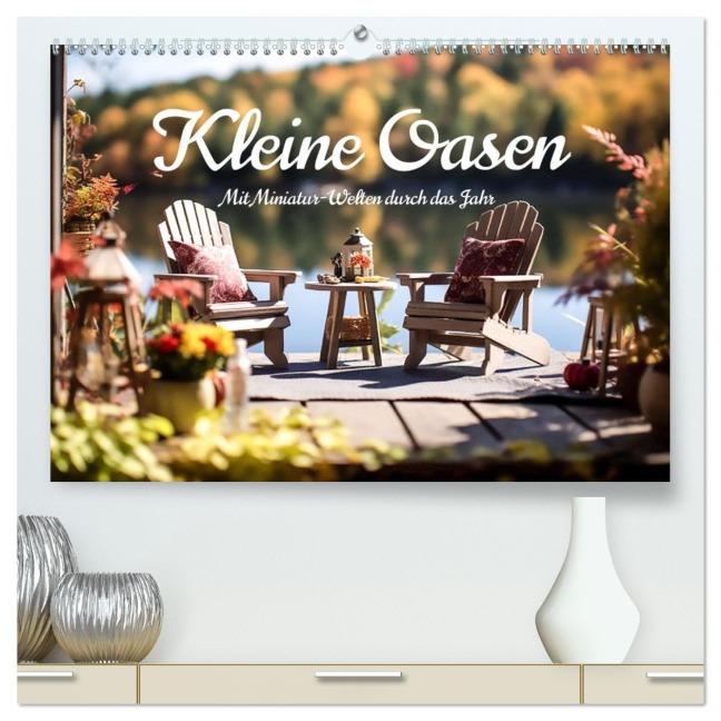 Kleine Oasen (hochwertiger Premium Wandkalender 2026 DIN A2 quer), Kunstdruck in Hochglanz - Ally Bee