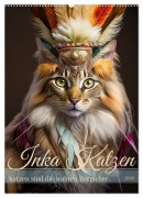 Cover-Bild zum Titel 'Inka Katzen - Katzen sind die wahren Herrscher (Wandkalender 2026 DIN A2 hoch), CALVENDO Monatskalender' von 'Fotodesign Verena Scholze'