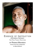 Essence of Instruction (Upadesa Saram) - Ramana Maharshi, Miles Wright