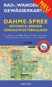 Rad-, Wander- und Gewässerkarte Dahme-Spree: Köpenick, Erkner, Königs Wusterhausen 1:35.000 - 