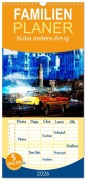 Cover-Bild zum Titel 'Familienplaner 2026 - Kuba anders-Art-ig mit 5 Spalten (Wandkalender, 21 x 45 cm) CALVENDO' von 'Karsten Jordan'