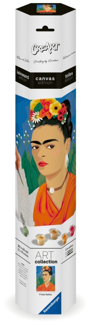 CreArt, Malen nach Zahlen Canvas Leinwand - Frida Kahlo - 