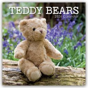Cover-Bild zum Titel 'Teddy Bears - Teddybären 2026 - 16-Monatskalender' von 'Gifted Stationery Co. Ltd'