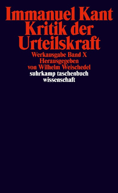 Kritik der Urteilskraft - Immanuel Kant