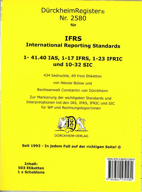DürckheimRegister® IFRS Nr. 2580 - 