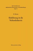 Cover-Bild zum Titel 'Einführung in die Verbandstheorie' von 'Hans Hermes'