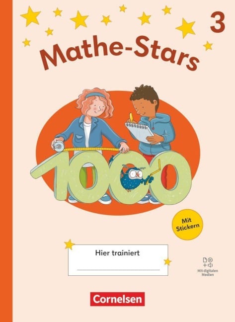 Mathe-Stars 3. Schuljahr - Regelkurs Ausgabe ab 2025 - Übungsheft mit Lösungen und digitalen Medien - 