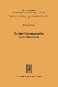 Cover-Bild zum Titel 'Zu den Geltungsgründen des Deliktsstatuts' von 'Mathias Rohe'