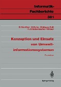 Cover-Bild zum Titel 'Konzeption und Einsatz von Umweltinformationssystemen' von ''