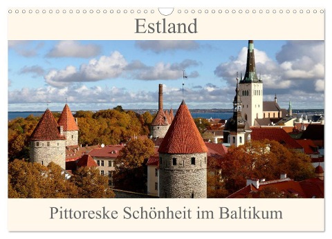 Estland - Pittoreske Schönheit im Baltikum (Wandkalender 2024 DIN A3 quer), CALVENDO Monatskalender - Bernd Becker