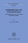 Cover-Bild zum Titel 'Rechtspositivismus und Nationalsozialismus' von 'Rodrigo Borges Valadão'