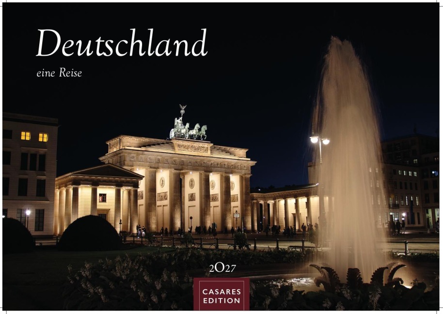 Deutschland Kalender 2027 - Wandkalender | Fotokalender Deutschland 50x35cm | mit 12 beeindruckenden Landschafts- und Städtemotiven von Nordsee bis Alpen - 