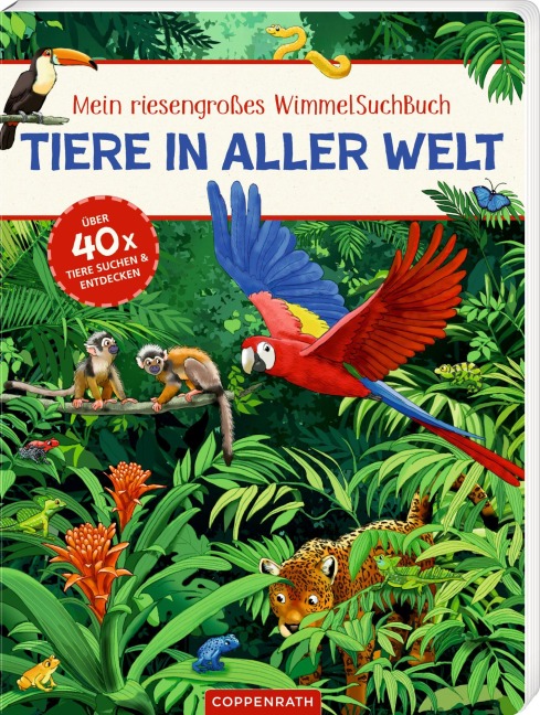 Mein riesengroßes WimmelSuchBuch: Tiere in aller Welt - 