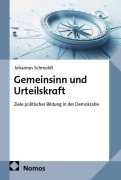 Cover-Bild zum Titel 'Gemeinsinn und Urteilskraft' von 'Johannes Schmoldt'