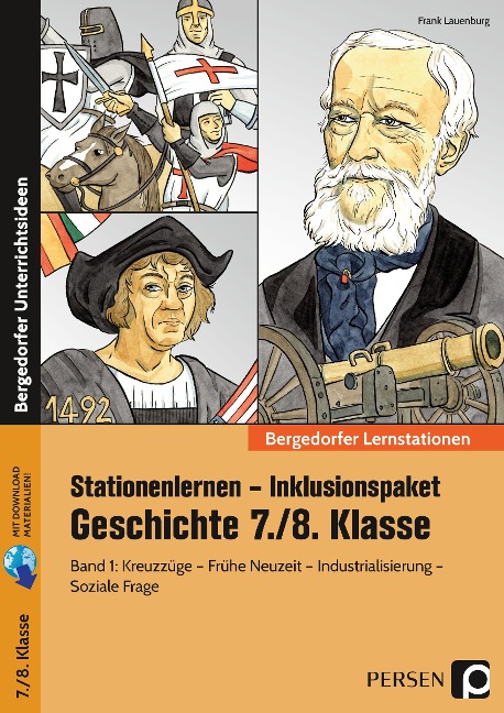 Stationenlernen Geschichte 7/8 Band 1 - inklusiv - Frank Lauenburg