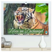 Cover-Bild zum Titel 'Leben im Dschungel: Der Regenwald ist ein Paradies für Tiere (hochwertiger Premium Wandkalender 2026 DIN A2 quer), Kunstdruck in Hochglanz' von 'Calvendo Calvendo'