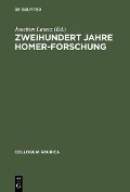 Cover-Bild zum Titel 'Zweihundert Jahre Homer-Forschung' von ''
