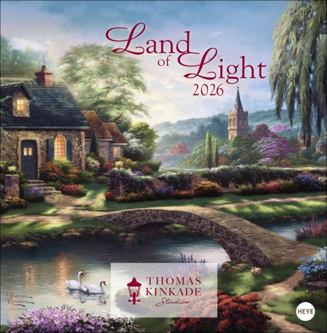 Thomas Kinkade: Land of Light Broschurkalender 2026 - Thomas Kinkade