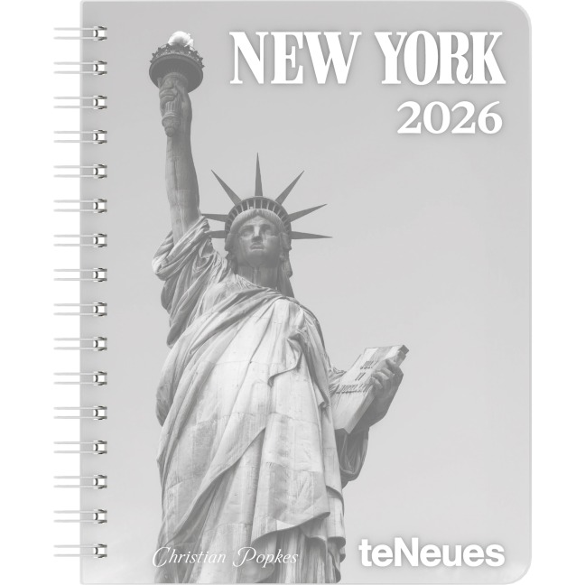 New York 2026 - Diary - Buchkalender - Taschenkalender - 16,5x21,6 - 