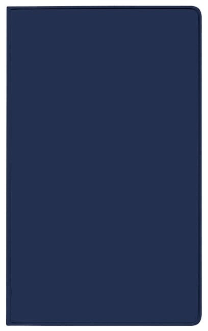Taschenkalender Saturn Leporello PVC blau 2027 - 