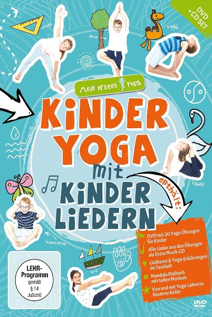 Mein erstes Yoga: Kinderyoga mit Kinderliedern - 