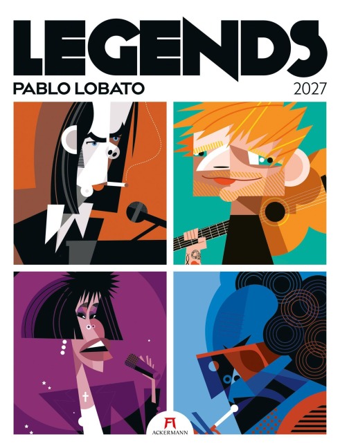 Legends Kalender 2027 | Musiklegenden - Pablo Lobato, Ackermann Kunstverlag GmbH