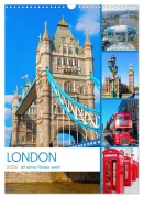Cover-Bild zum Titel 'London ist eine Reise wert (Wandkalender 2026 DIN A3 hoch), CALVENDO Monatskalender' von 'Christian Müller'