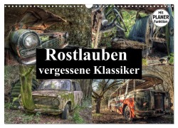 Cover-Bild zum Titel 'Rostlauben - vergessene Klassiker (Wandkalender 2026 DIN A3 quer), CALVENDO Monatskalender' von 'Carina Buchspies'